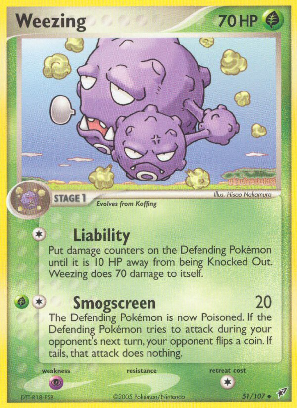 Weezing (51/107) [EX: Deoxys] | RetroPlay Games