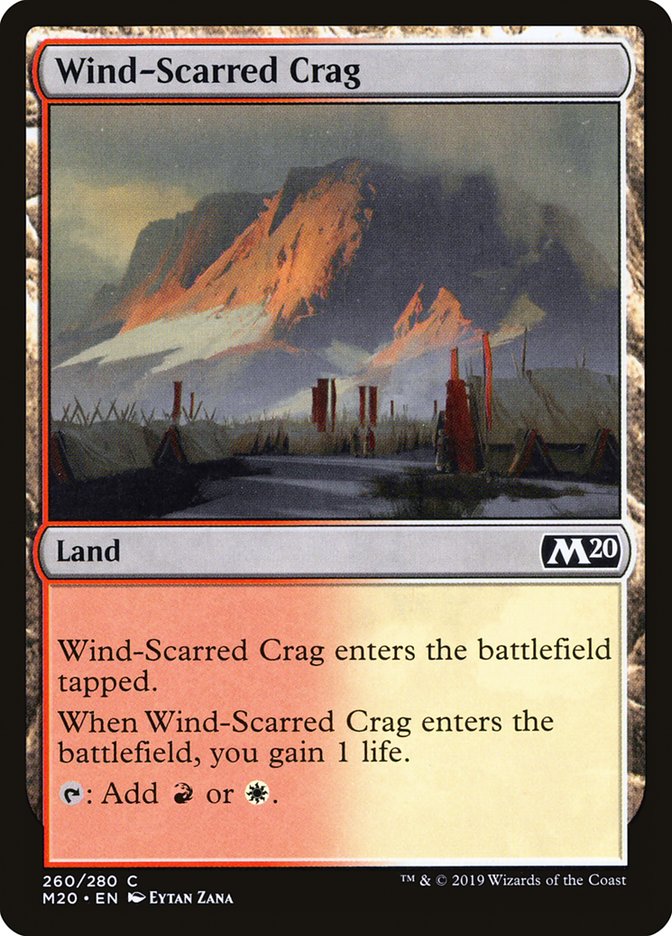 Wind-Scarred Crag [Core Set 2020] | RetroPlay Games