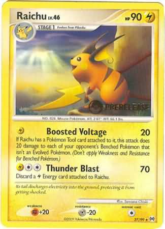 Raichu (27/99) (Prerelease Promo) [Nintendo: Black Star Promos] | RetroPlay Games