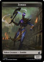 Bird // Zombie Double-Sided Token [Ravnica Remastered Tokens] | RetroPlay Games