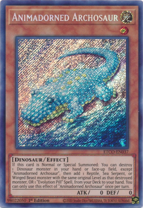 Animadorned Archosaur [ETCO-EN037] Secret Rare | RetroPlay Games