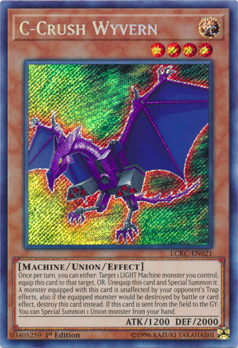 C-Crush Wyvern [LCKC-EN021] Secret Rare | RetroPlay Games