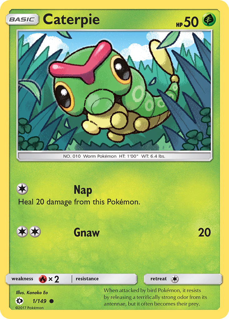 Caterpie (1/149) [Sun & Moon: Base Set] | RetroPlay Games