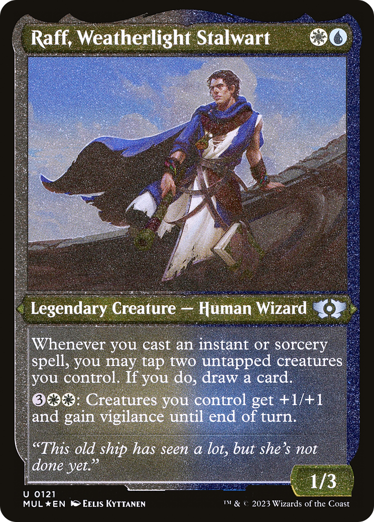 Raff, Weatherlight Stalwart (Foil Etched) [Multiverse Legends] | RetroPlay Games