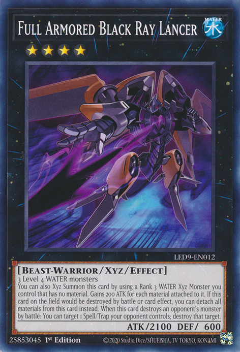 Full Armored Black Ray Lancer [LED9-EN012] Common | RetroPlay Games
