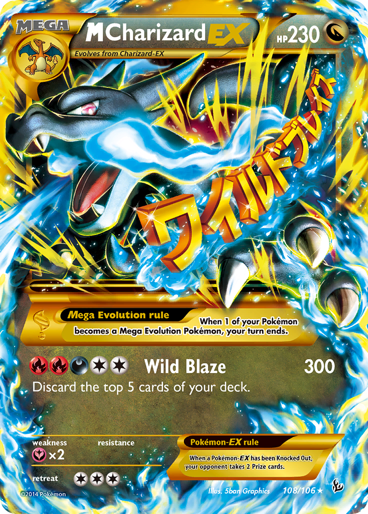 M Charizard EX (108/106) [XY: Flashfire] | RetroPlay Games