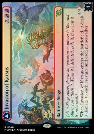 Invasion of Karsus // Refraction Elemental [March of the Machine Prerelease Promos] | RetroPlay Games