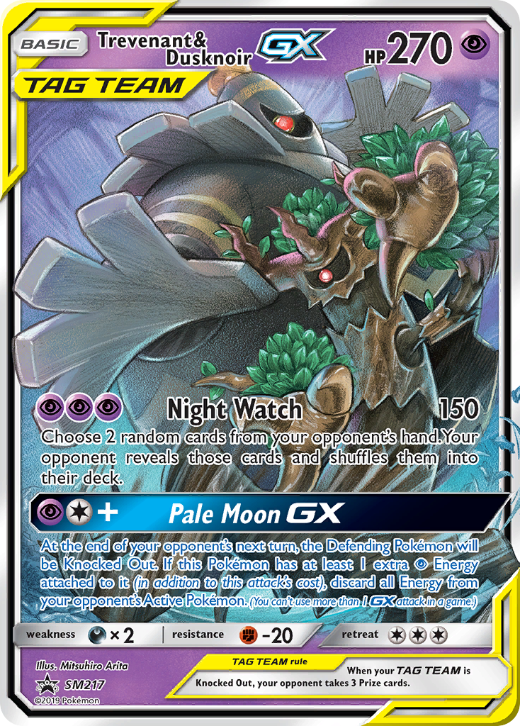 Trevenant & Dusknoir GX (SM217) [Sun & Moon: Black Star Promos] | RetroPlay Games