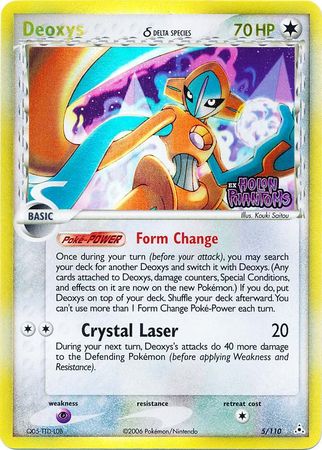 Deoxys (5/110) (Delta Species) (Stamped) [EX: Holon Phantoms] | RetroPlay Games