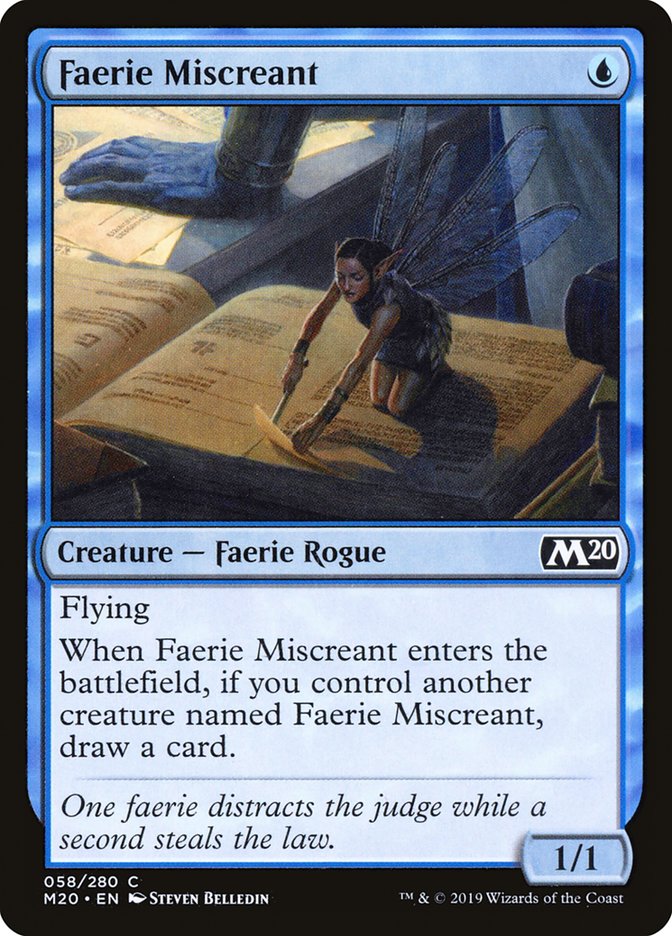 Faerie Miscreant [Core Set 2020] | RetroPlay Games