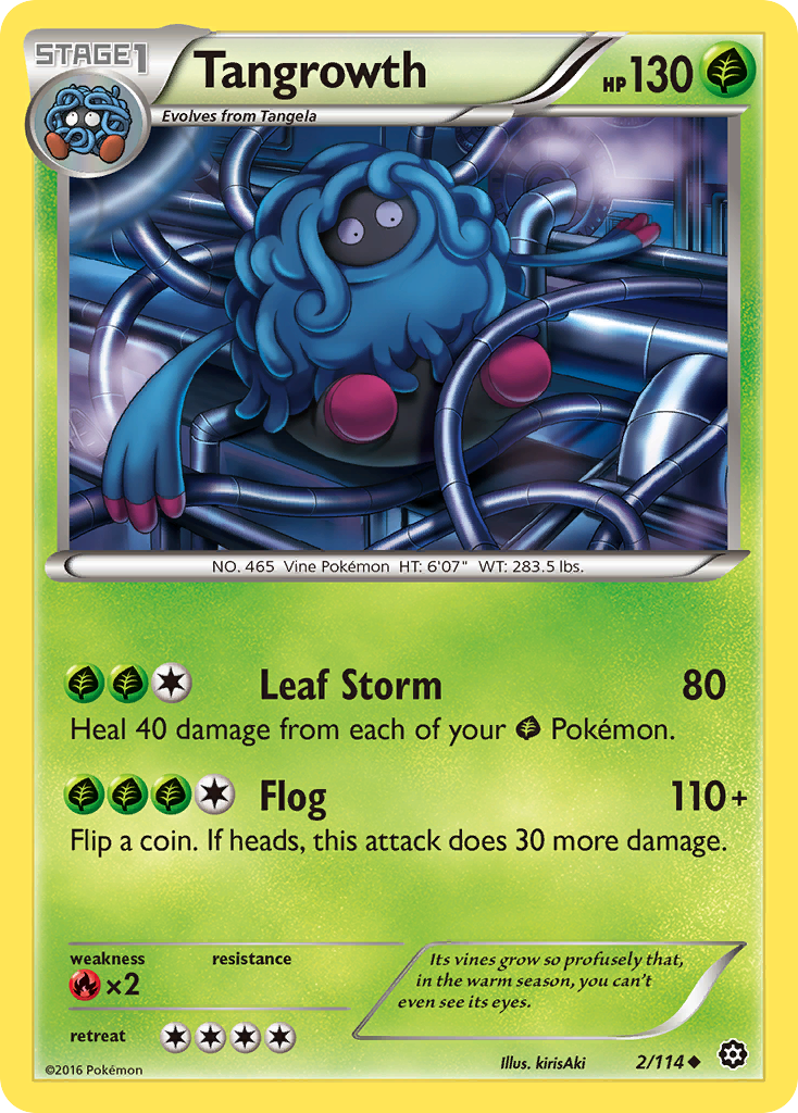 Tangrowth (2/114) [XY: Steam Siege] | RetroPlay Games