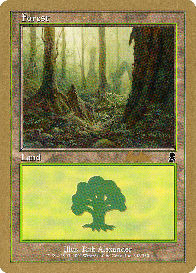 Forest (bk348) (Brian Kibler) [World Championship Decks 2002] | RetroPlay Games