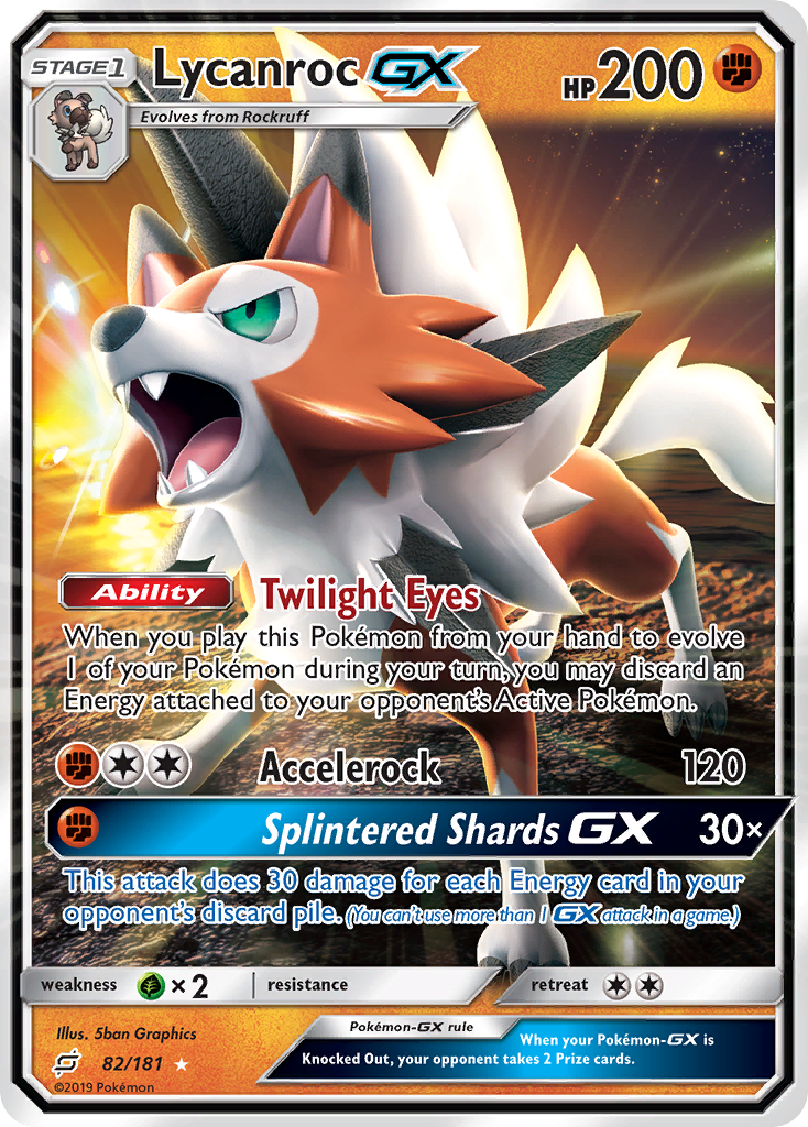 Lycanroc GX (82/181) [Sun & Moon: Team Up] | RetroPlay Games