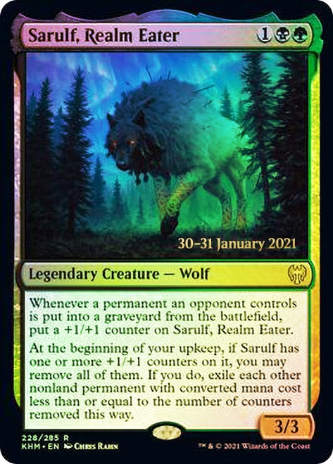 Sarulf, Realm Eater  [Kaldheim Prerelease Promos] | RetroPlay Games