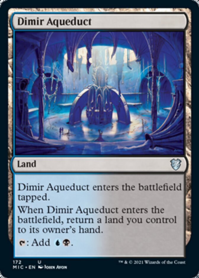 Dimir Aqueduct [Innistrad: Midnight Hunt Commander] | RetroPlay Games