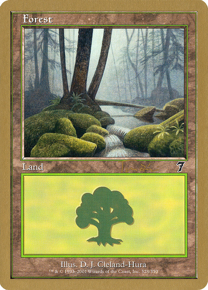 Forest (jt328) (Jan Tomcani) [World Championship Decks 2001] | RetroPlay Games