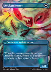 Thing in the Ice // Awoken Horror (Borderless Alternate Art) [Regional Championship Qualifiers 2023] | RetroPlay Games