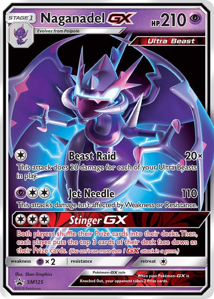 Naganadel GX (SM125) [Sun & Moon: Black Star Promos] | RetroPlay Games