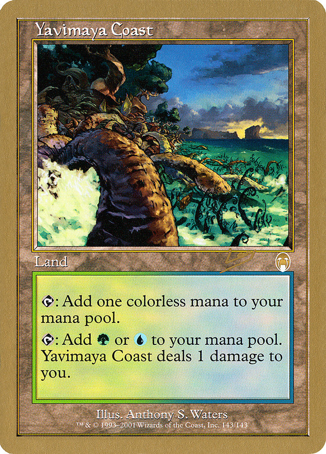 Yavimaya Coast (Raphael Levy) [World Championship Decks 2002] | RetroPlay Games