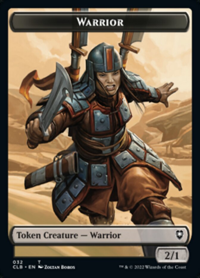 Warrior // Inkling Double-sided Token [Commander Legends: Battle for Baldur's Gate Tokens] | RetroPlay Games