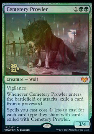 Cemetery Prowler [Innistrad: Crimson Vow Prerelease Promos] | RetroPlay Games