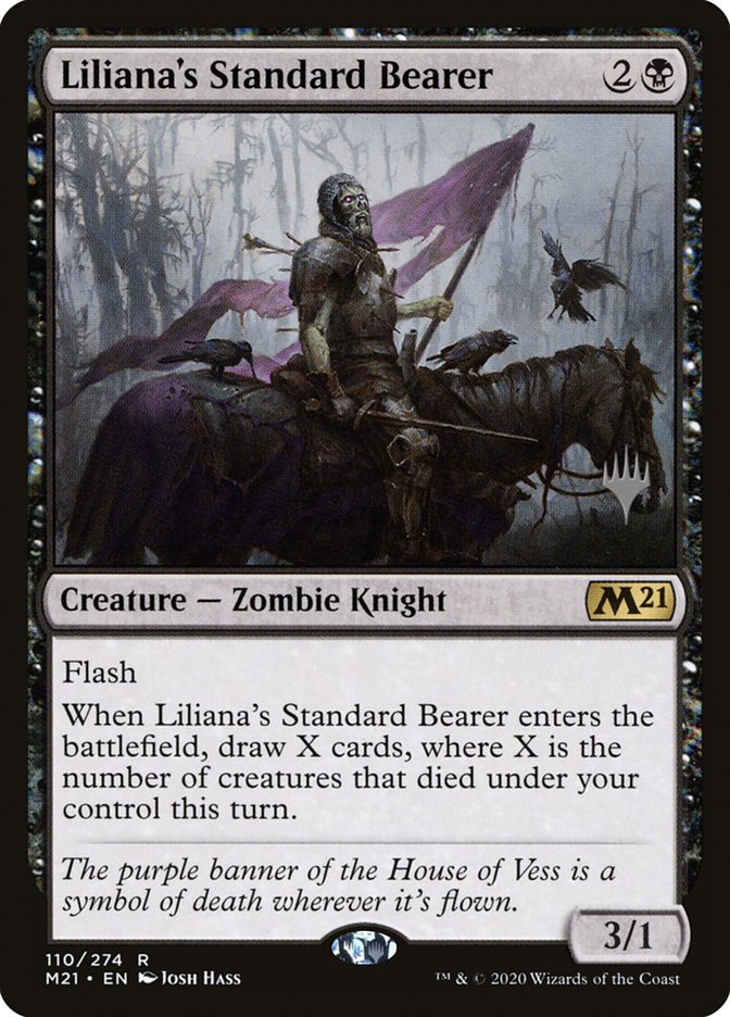 Liliana's Standard Bearer (Promo Pack) [Core Set 2021 Promos] | RetroPlay Games