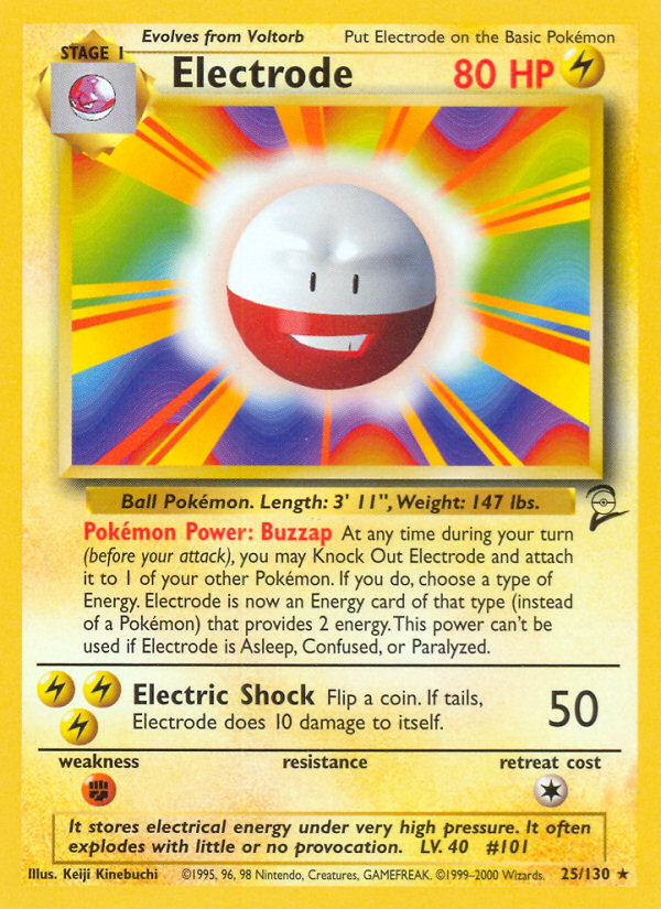 Electrode (25/130) [Base Set 2] | RetroPlay Games