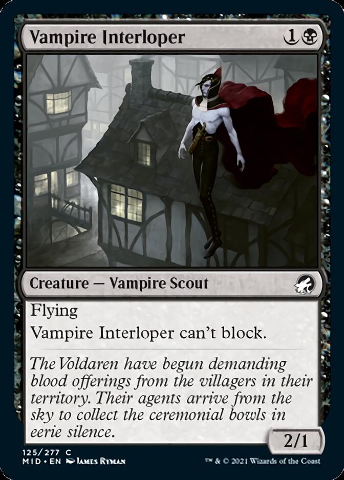 Vampire Interloper [Innistrad: Midnight Hunt] | RetroPlay Games