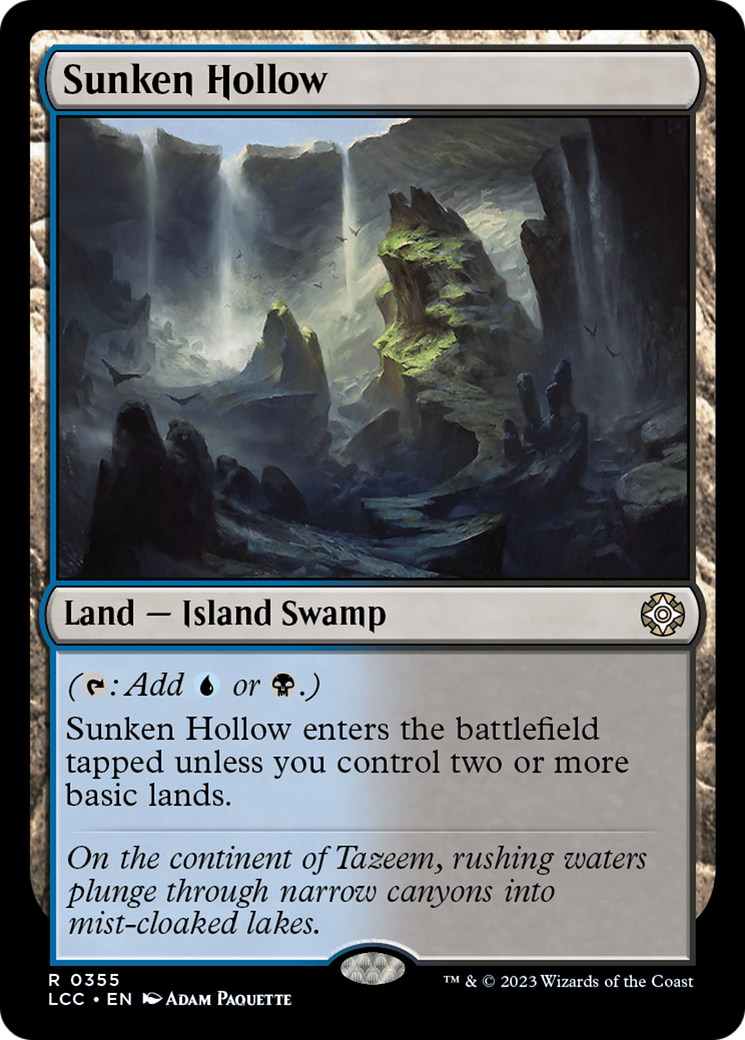 Sunken Hollow [The Lost Caverns of Ixalan Commander] | RetroPlay Games