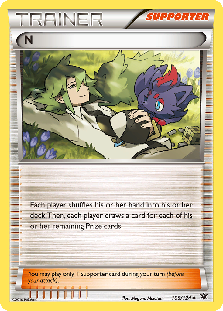 N (105/124) [XY: Fates Collide] | RetroPlay Games