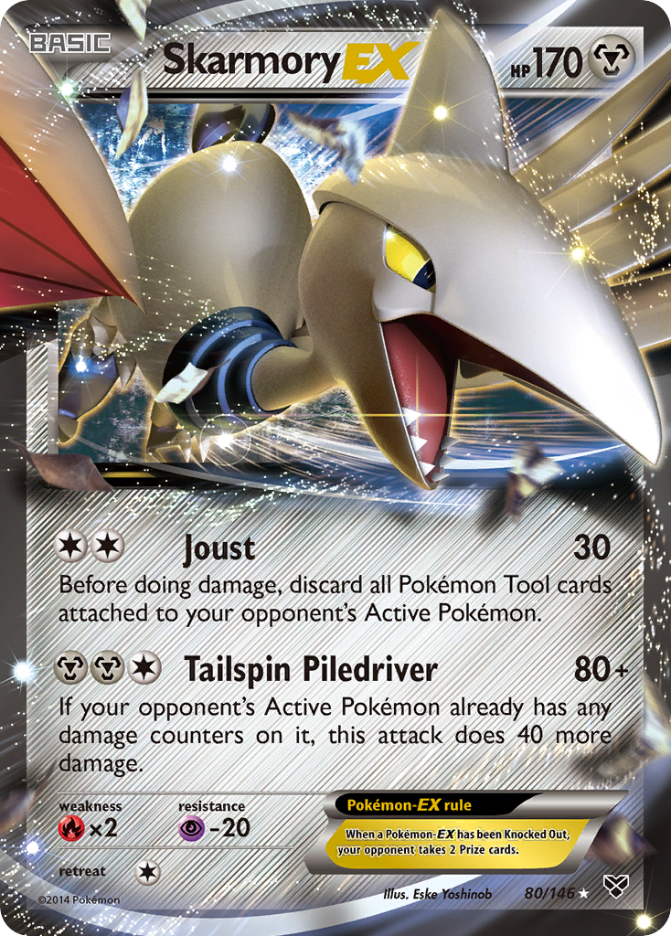 Skarmory EX (80/146) [XY: Base Set] | RetroPlay Games