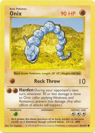 Onix (56/102) [Base Set Shadowless Unlimited] | RetroPlay Games