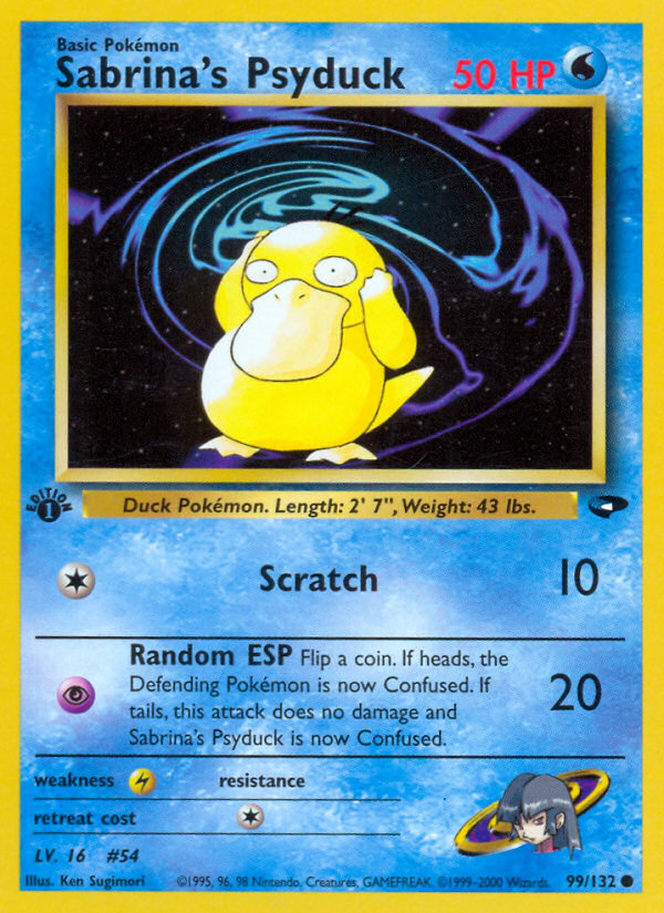 Sabrina's Psyduck (99/132) [Gym Challenge 1st Edition] | RetroPlay Games