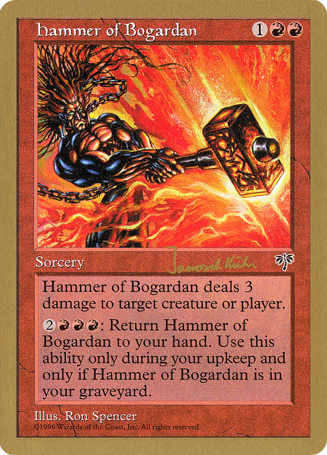 Hammer of Bogardan (Janosch Kuhn) [World Championship Decks 1997] | RetroPlay Games