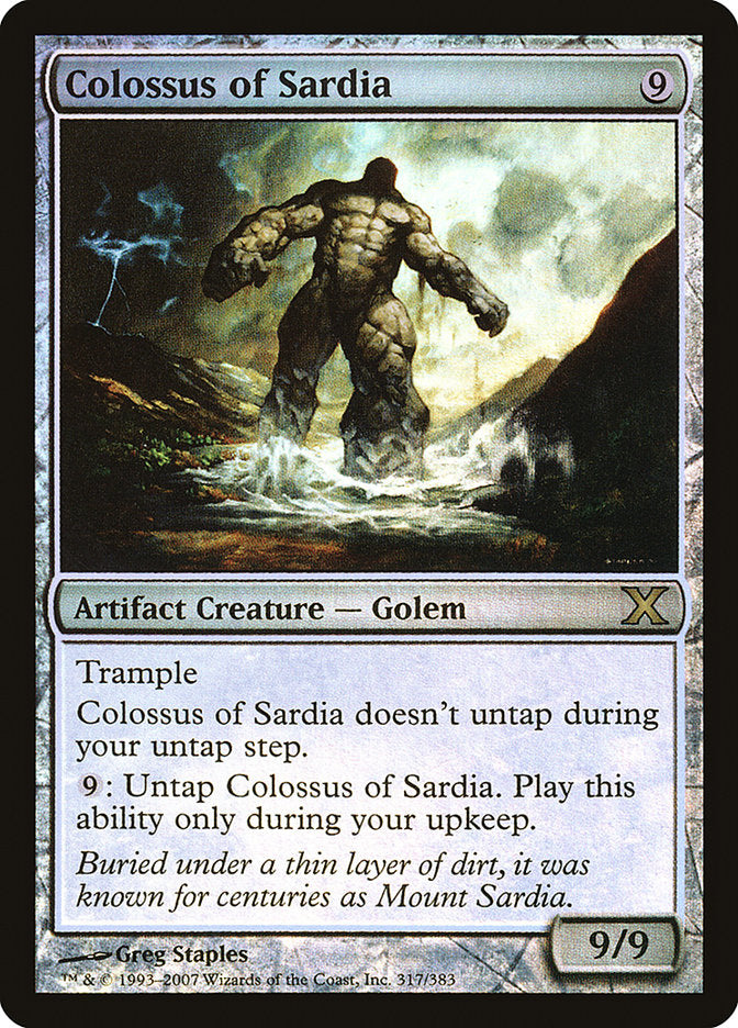 Colossus of Sardia (Premium Foil) [Tenth Edition] | RetroPlay Games