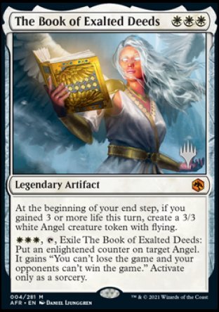 The Book of Exalted Deeds (Promo Pack) [Dungeons & Dragons: Adventures in the Forgotten Realms Promos] | RetroPlay Games