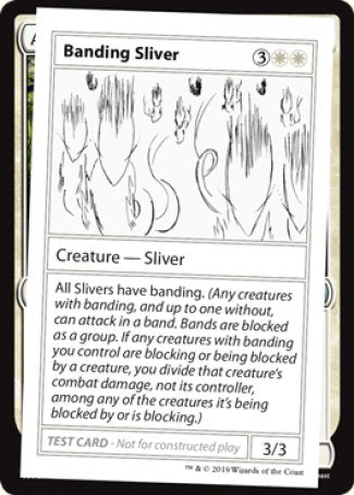 Banding Sliver (2021 Edition) [Mystery Booster Playtest Cards] | RetroPlay Games