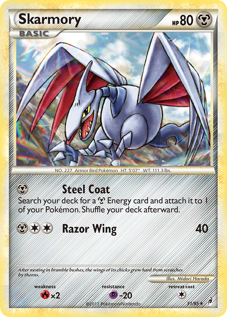 Skarmory (31/95) [HeartGold & SoulSilver: Call of Legends] | RetroPlay Games