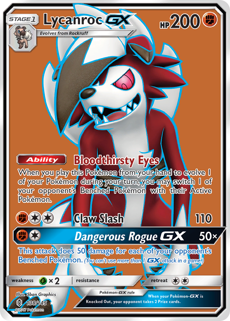 Lycanroc GX (138/145) [Sun & Moon: Guardians Rising] | RetroPlay Games