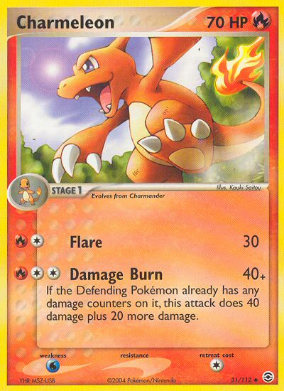 Charmeleon (31/112) [EX: FireRed & LeafGreen] | RetroPlay Games