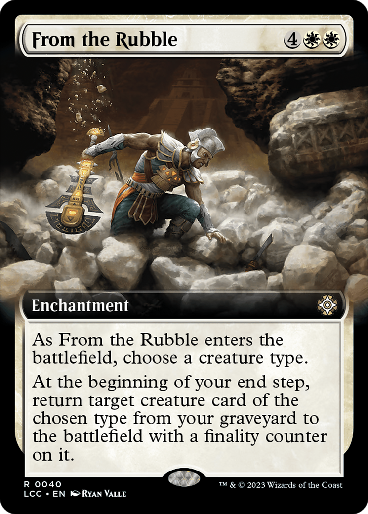 From the Rubble (Extended Art) [The Lost Caverns of Ixalan Commander] | RetroPlay Games