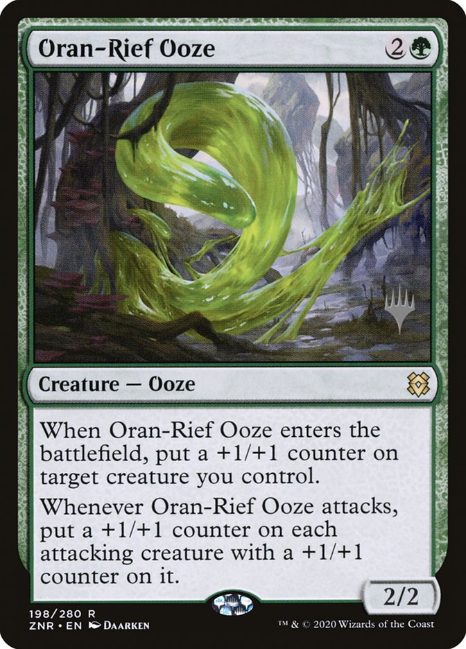 Oran-Rief Ooze (Promo Pack) [Zendikar Rising Promos] | RetroPlay Games