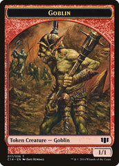 Goblin // Goat Double-sided Token [Commander 2014 Tokens] | RetroPlay Games