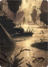 Murkwater Pathway Art Card [Zendikar Rising Art Series] | RetroPlay Games