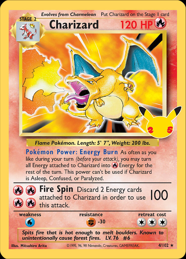 Charizard (4/102) [Celebrations: 25th Anniversary - Classic Collection] | RetroPlay Games