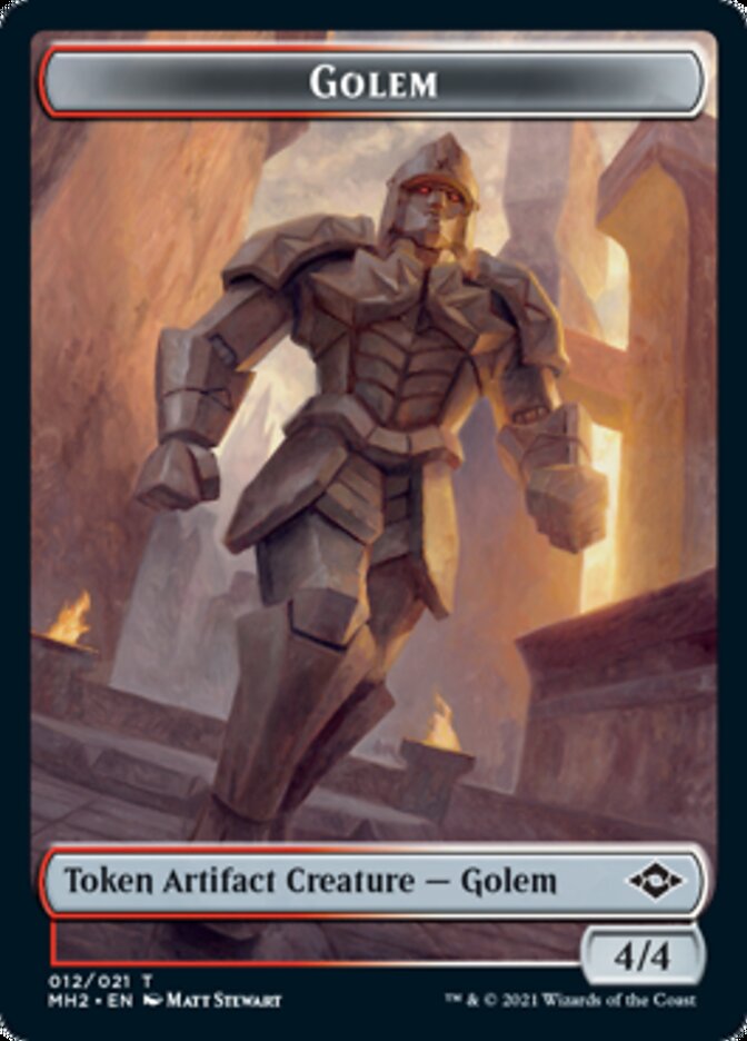 Golem Token [Modern Horizons 2 Tokens] | RetroPlay Games