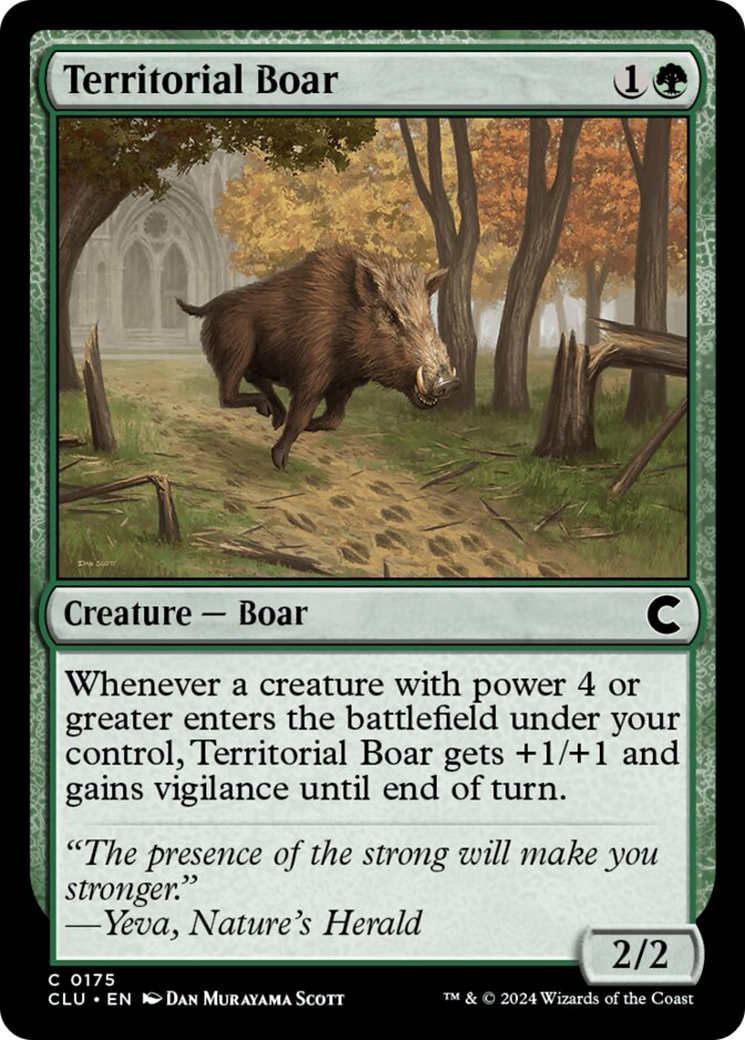 Territorial Boar [Ravnica: Clue Edition] | RetroPlay Games