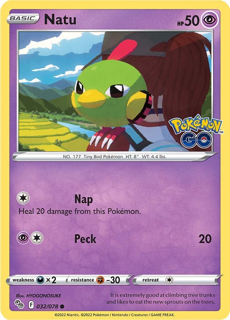 Natu (032/078) [Pokémon GO] | RetroPlay Games