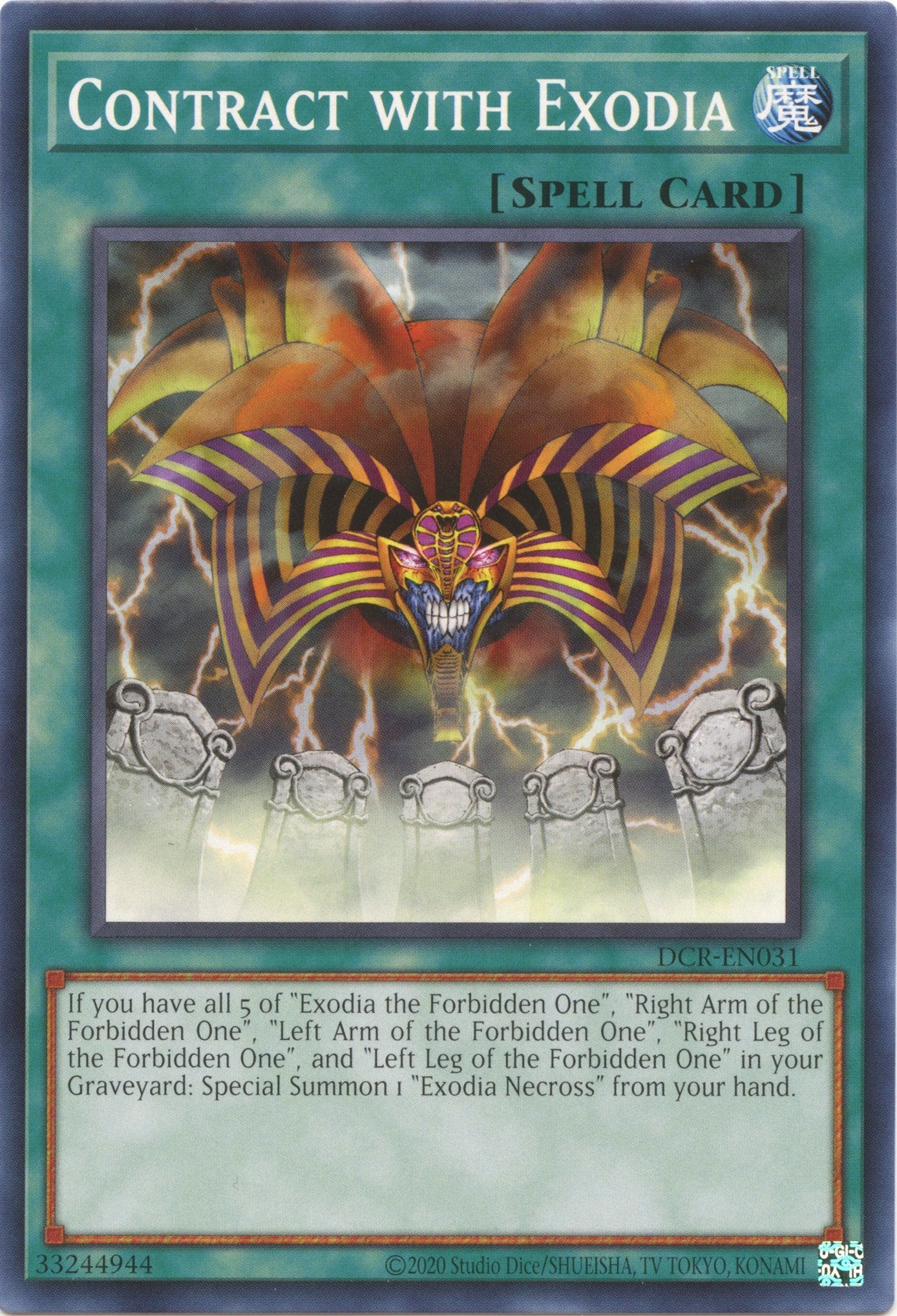 Contract with Exodia (25th Anniversary) [DCR-EN031] Common | RetroPlay Games