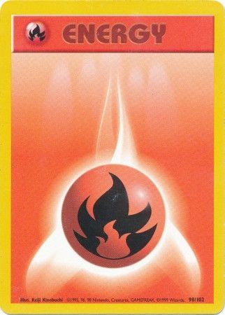 Fire Energy (98/102) [Base Set Unlimited] | RetroPlay Games